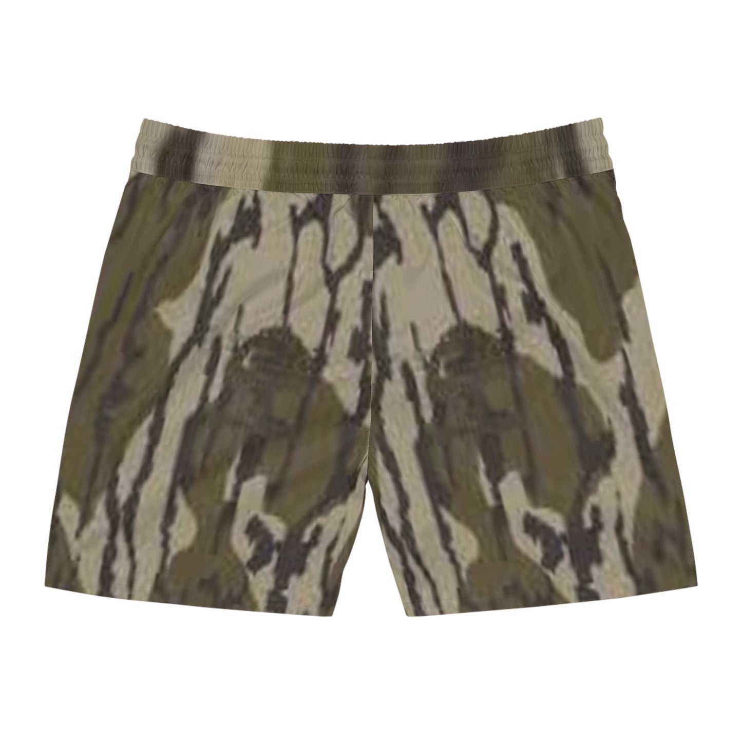 Camo Swim Shorts — Men's Mid-Length Beach Trunks