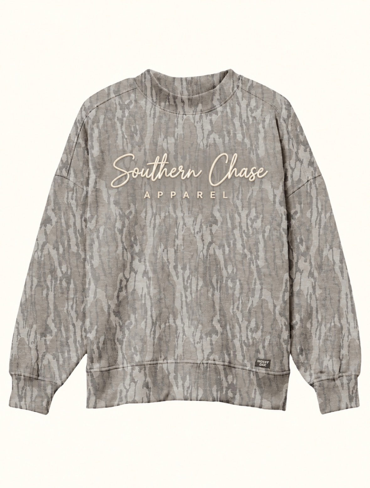 Embroided Mossy Oak Mockneck