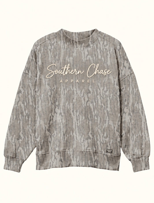 Embroided Mossy Oak Mockneck
